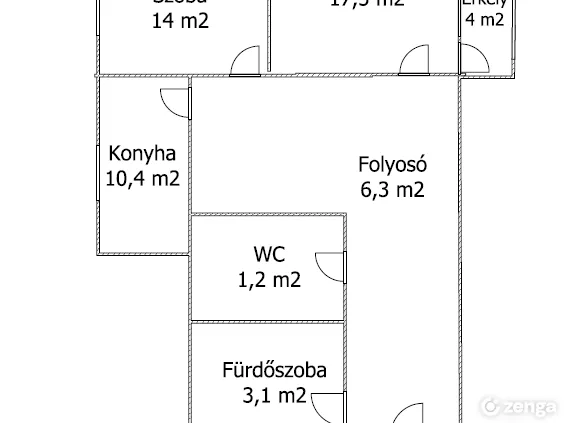 Eladó lakás Füzesabony, Falu 68 nm