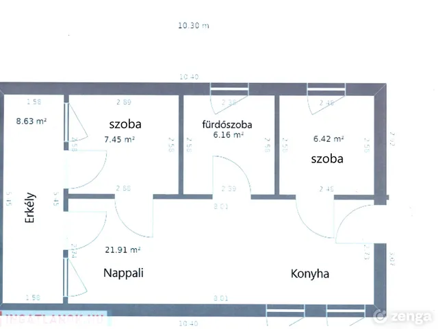 Eladó lakás Szigetszentmiklós, Lakihegy 42 nm