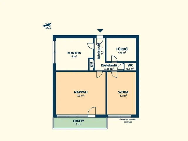 Eladó lakás Budapest XI. kerület, Kőérberek, Löveg utca 52 nm