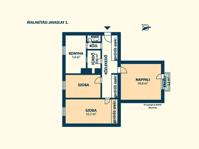 Eladó lakás Budapest XI. kerület, Kelenföld, Fehérvári út 63 nm