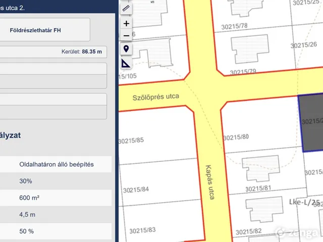 Eladó telek Debrecen, Lencztelep 873 nm