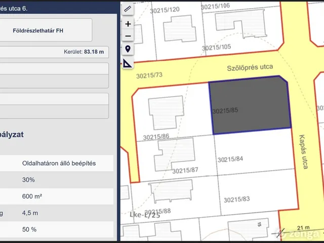 Eladó telek Debrecen, Lencztelep 816 nm