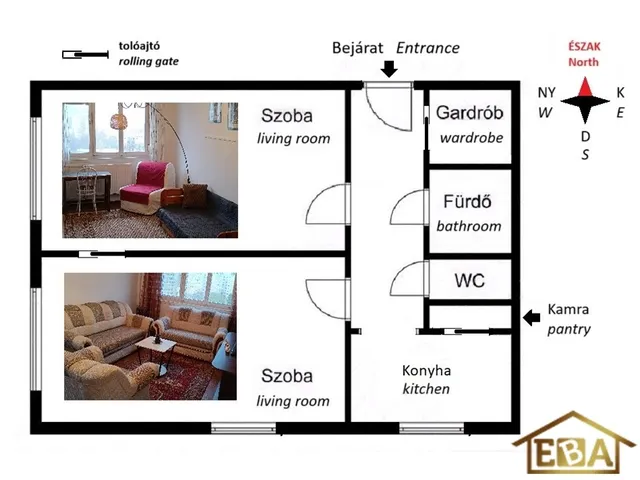 Kiadó lakás Budapest III. kerület 51 nm