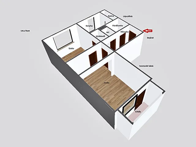 Eladó lakás Békéscsaba, Lencsési (József Attila) lakótelep 55 nm