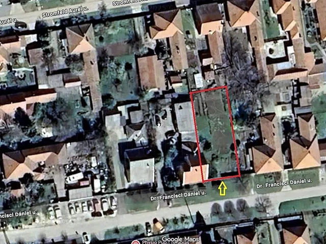 Eladó telek Békéscsaba 550 nm