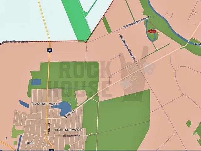 Eladó nyaraló Mezőberény 28 nm