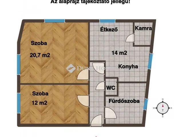 Eladó lakás Szekszárd 57 nm