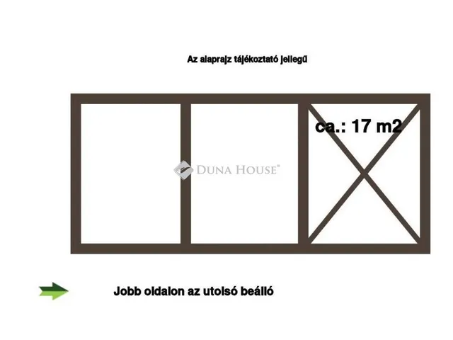 Eladó garázs Pécs, Belváros 17 nm