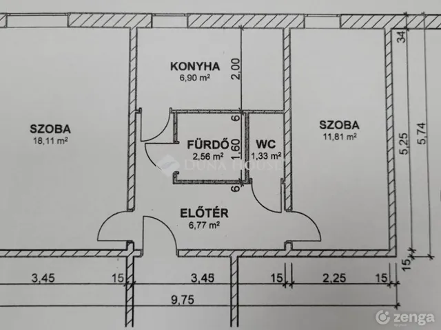Eladó lakás Pécs 47 nm
