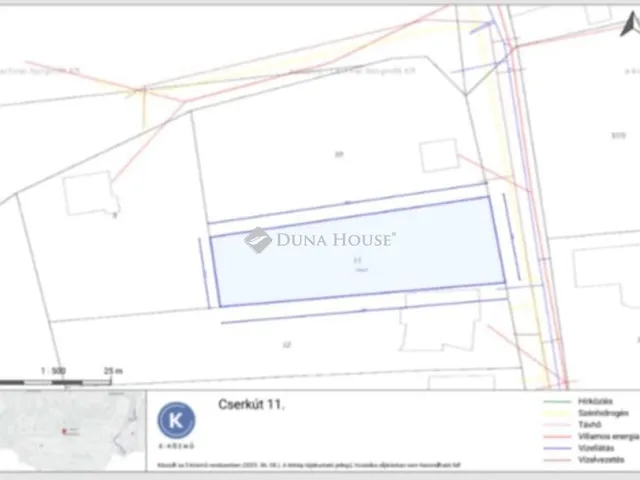Eladó telek Cserkút 1014 nm