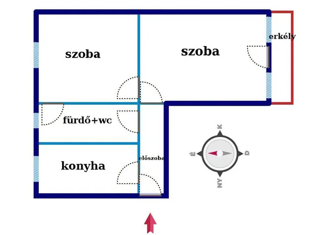Eladó lakás Pécs, Uránváros 54 nm