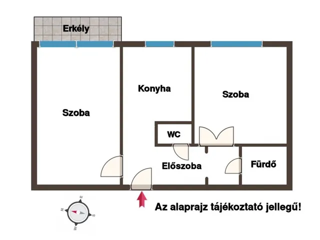 Eladó lakás Pécs, Kertváros 50 nm