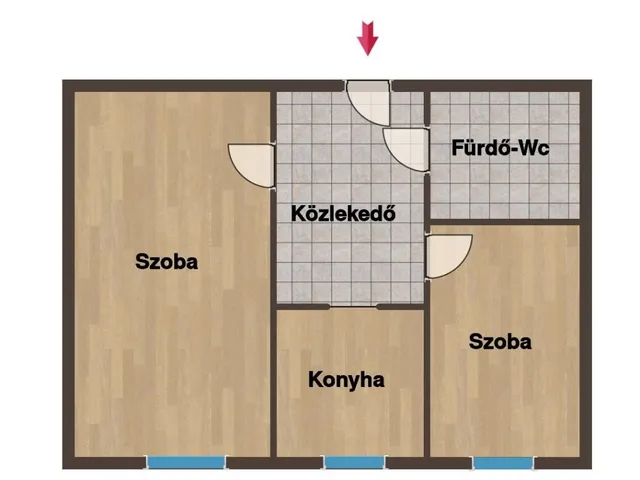 Eladó lakás Pécs, Kertváros 39 nm