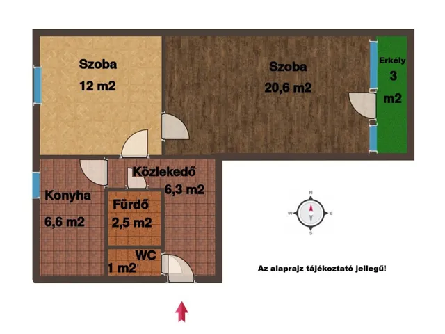 Eladó lakás Pécs, Kertváros 52 nm