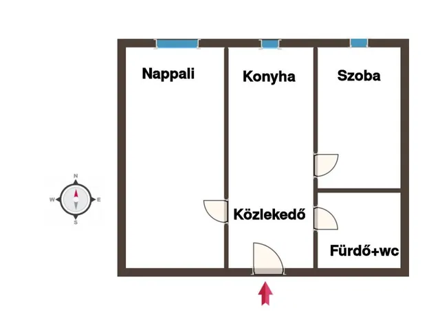 Eladó lakás Pécs, Egyetemváros 35 nm