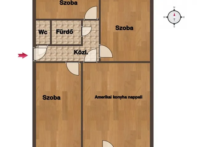 Eladó lakás Pécs, Kertváros 64 nm