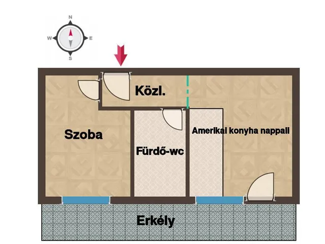 Eladó lakás Pécs, Egyetemváros 32 nm