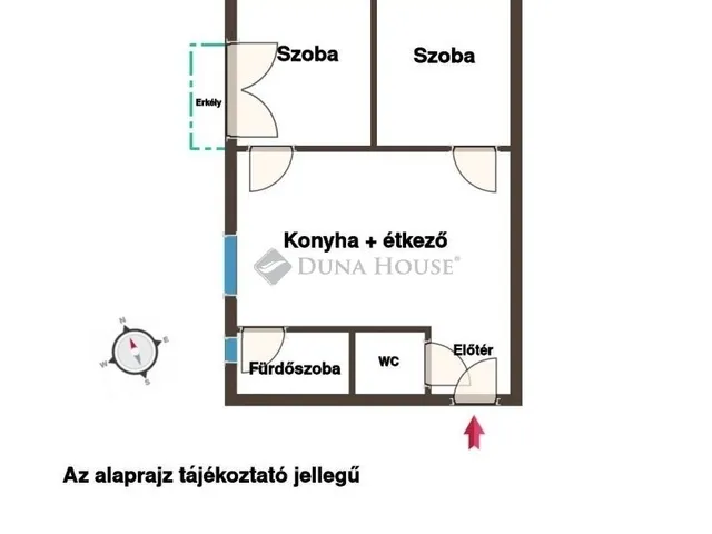 Eladó lakás Komló 34 nm
