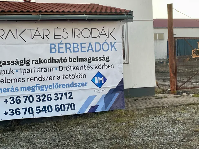 Kiadó kereskedelmi és ipari ingatlan Miskolc 1000 nm