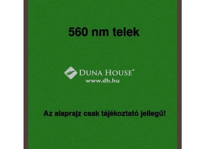 Eladó telek Vácrátót 560 nm