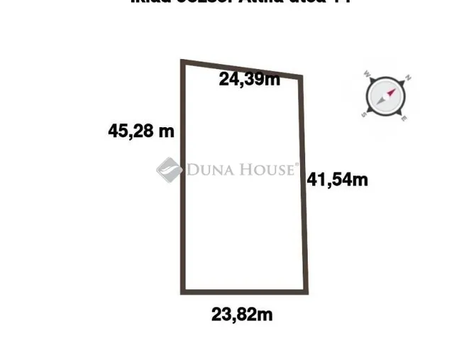 Eladó telek Iklad 1050 nm