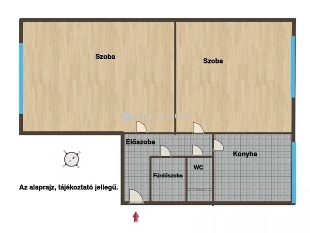 Eladó lakás Vác 58 nm