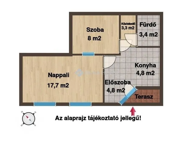 Eladó lakás Dunakeszi 42 nm