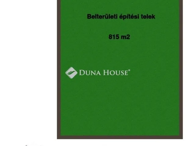 Eladó telek Szada 815 nm