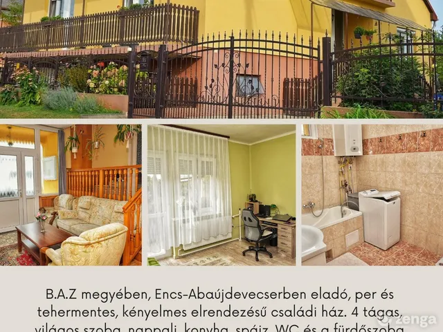 Eladó ház Encs, Abaújdevecser 130 nm