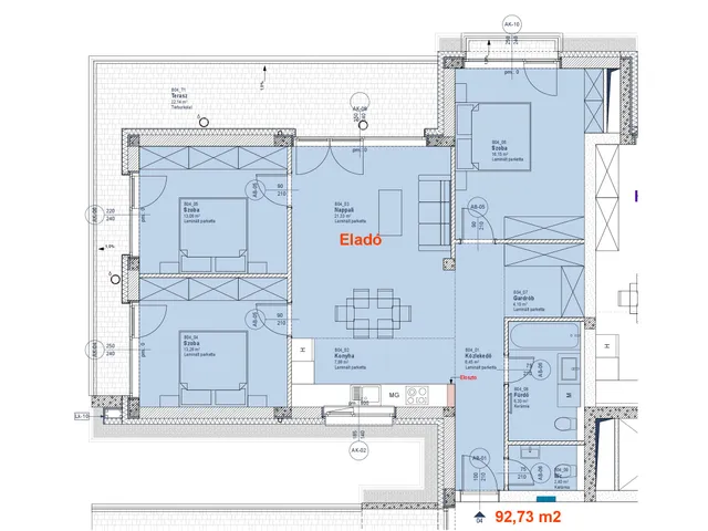 Eladó lakás Budapest XVII. kerület, Forrásmajor utca 267. 93 nm