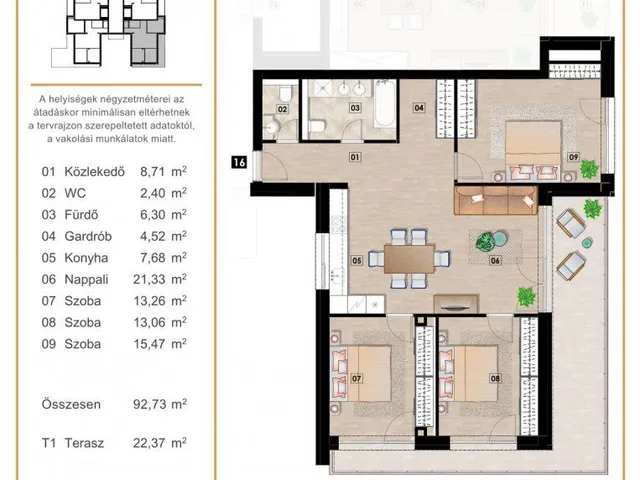 Eladó lakás Budapest XVII. kerület, Rákosliget, Forrásmajor utca 267 93 nm