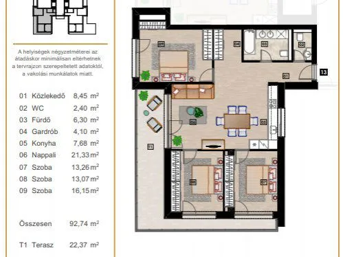 Eladó lakás Budapest XVII. kerület, Rákosliget, Forrásmajor utca 267 93 nm