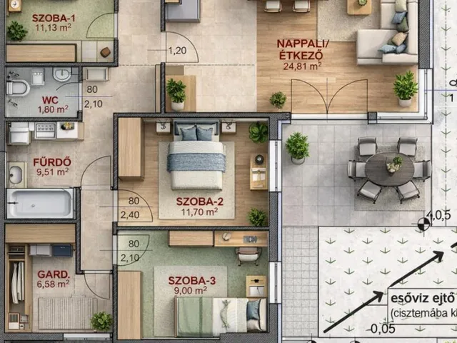 Eladó ház Fót, Öregfalu 121 nm