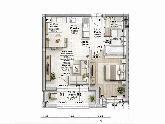 Eladó lakás Veresegyház 49 nm