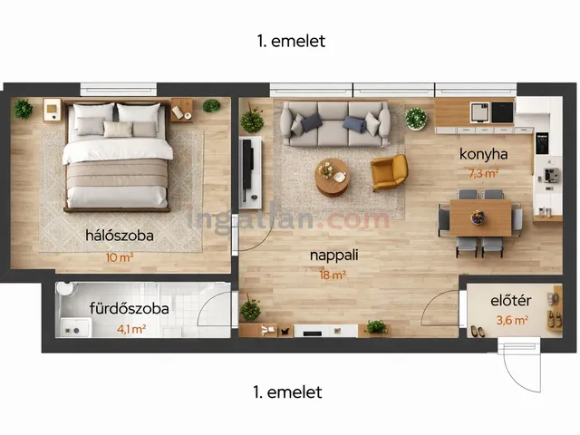Eladó lakás Fót, Fótújfalu 43 nm