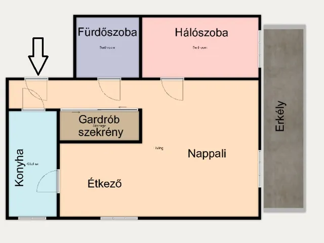 Eladó lakás Budapest III. kerület, Filatorigát, Kunigunda útja 23. 52 nm