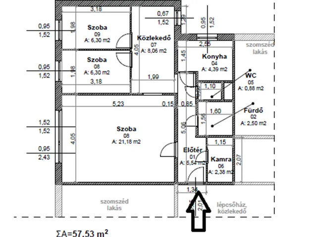 Eladó lakás Budapest XXI. kerület, Csepel Belváros 58 nm