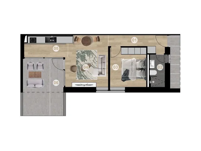 Eladó lakás Aszófő, Hunyadi utca 1 43 nm