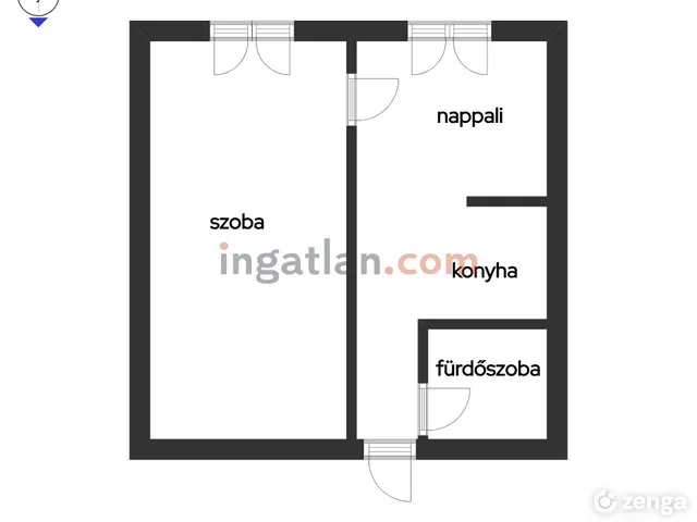 Eladó lakás Pécs, Uránváros 35 nm