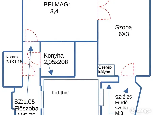 Eladó lakás Budapest VI. kerület, Szív utca 33 57 nm