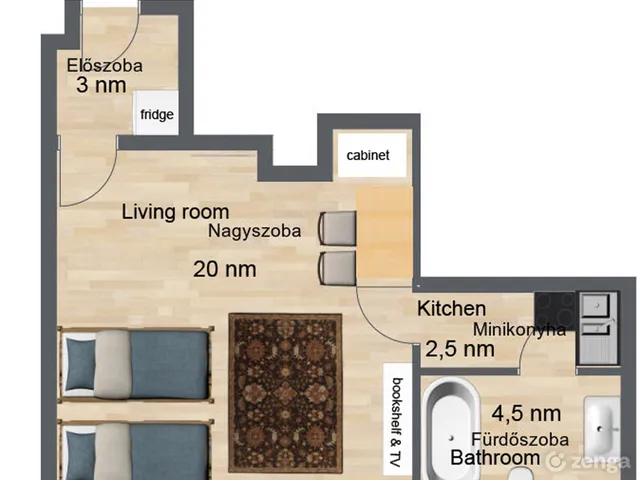 Kiadó lakás Budapest VI. kerület, Diplomatanegyed, Városligeti fasor 8 30 nm