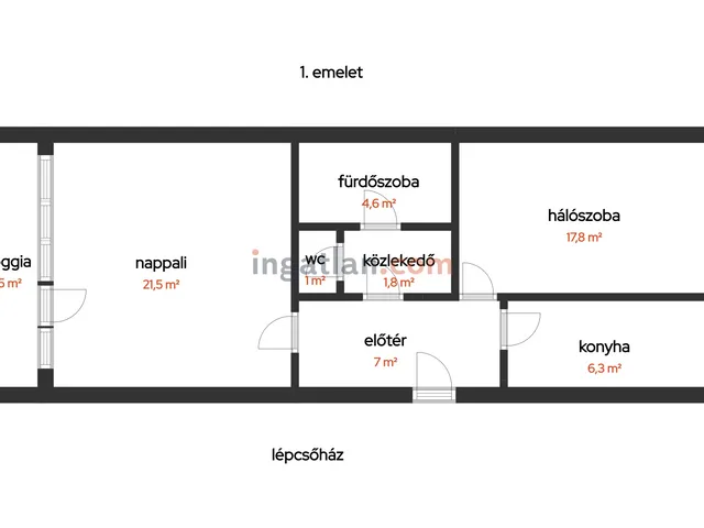 Eladó lakás Budapest II. kerület, Zöldmál, Zöldlomb u. 60 nm