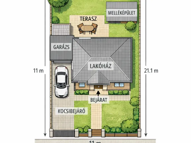 Eladó telek Gyula, Galbácskert 1000 nm