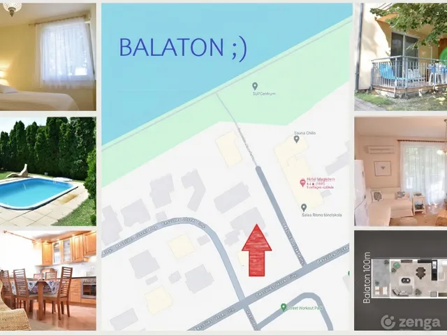 Kiadó lakás Siófok, Aranypart 56 nm