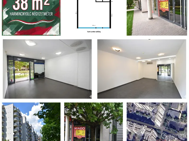 Kiadó kereskedelmi és ipari ingatlan Budapest XIII. kerület, Újlipótváros 38 nm