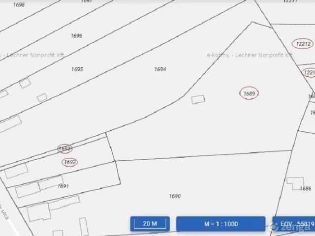 Eladó telek Balatonszárszó, Dózsa György utca 91. 8000 nm