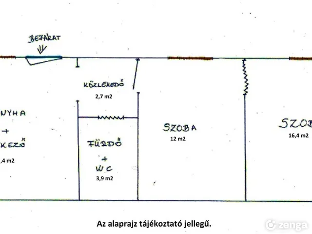 Eladó ház Egercsehi 52 nm