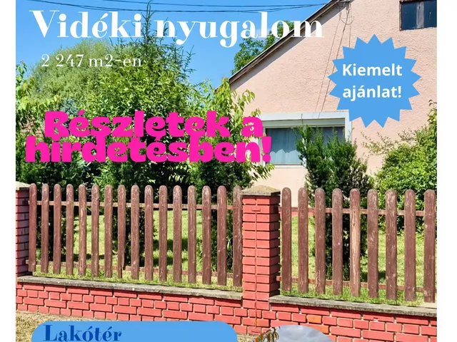 Eladó ház Pakod 86 nm