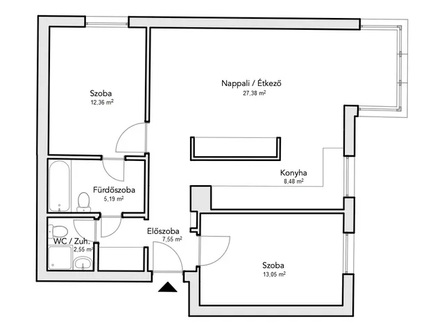 Eladó lakás Budapest XIII. kerület, Újlipótváros, Bessenyei utca 77 nm