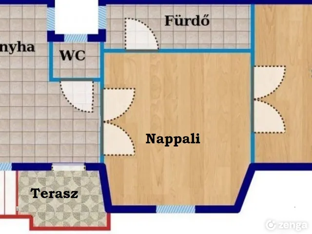 Kiadó lakás Budapest II. kerület, Rózsadomb, Kút u. 7. 57 nm